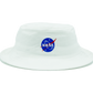 Nasa White Bucket Hat