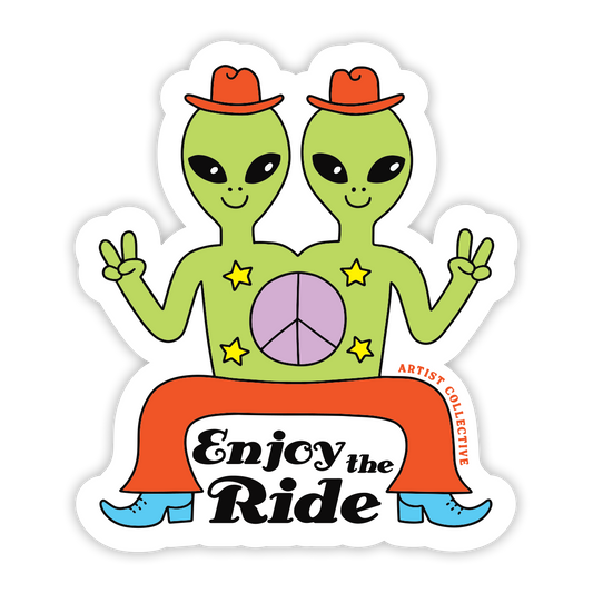 Enjoy The Ride Sticker
