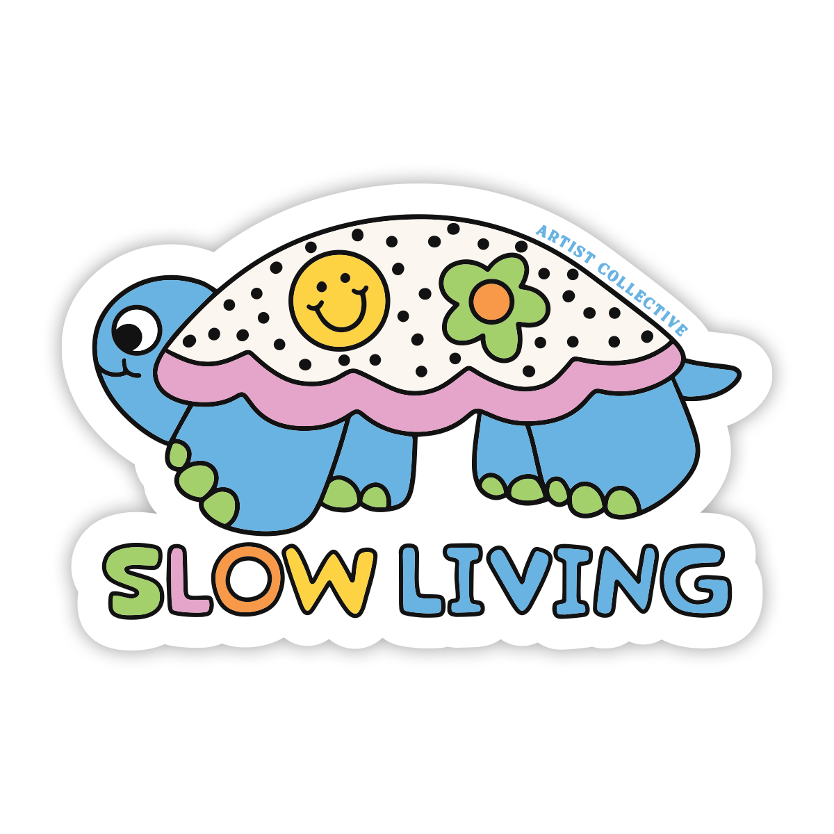 Slow Living Sticker
