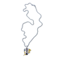 Alien Rose Chain Necklace