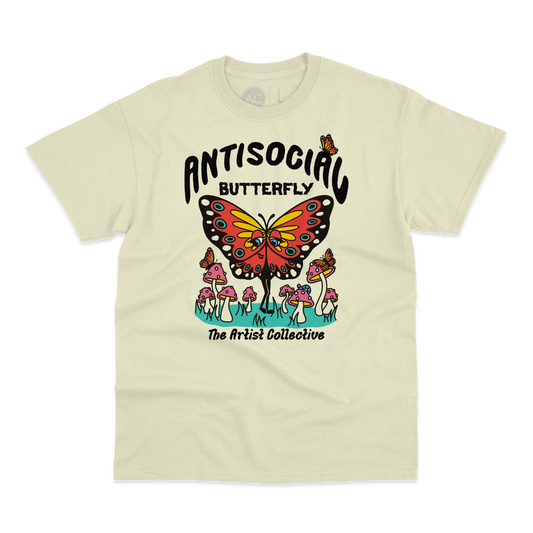Antisocial Butterfly Ladies Tee