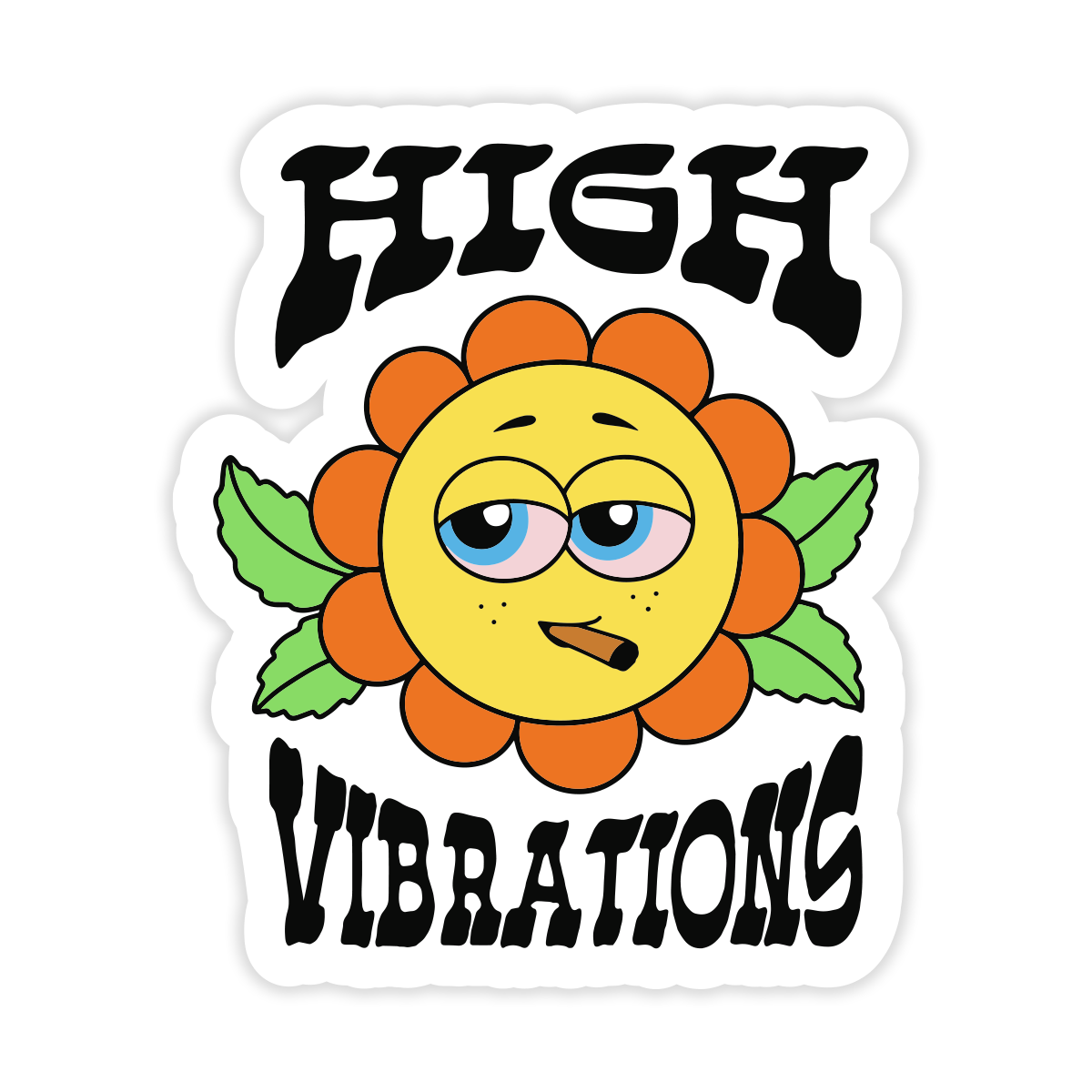 High Vibes Sticker