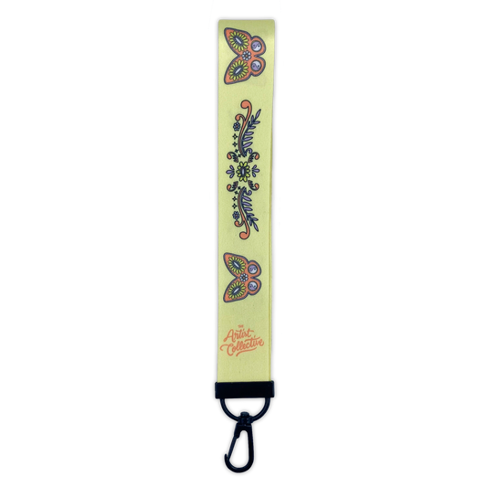 Butterfly Stamp Wrist Lanyard