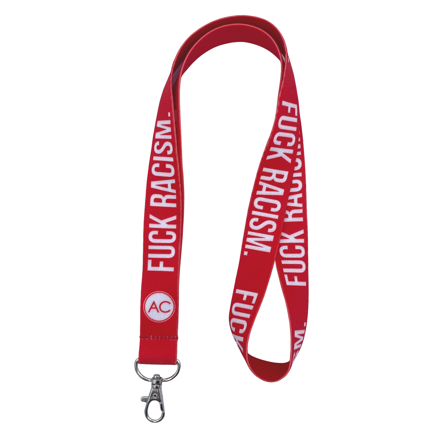 F Racism Lanyard