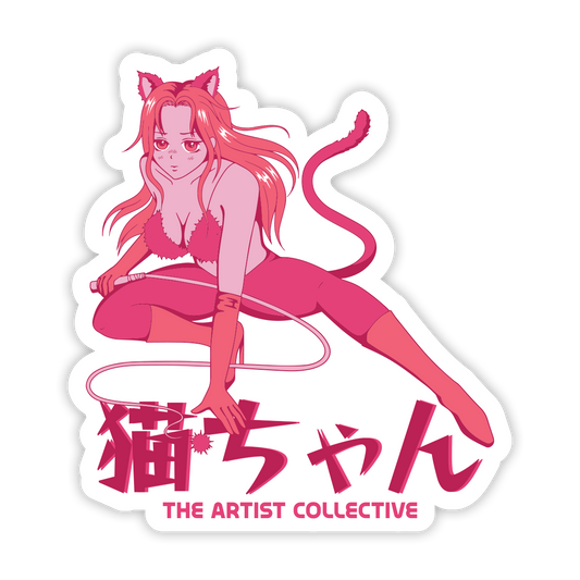 Kanji Kitty Sticker