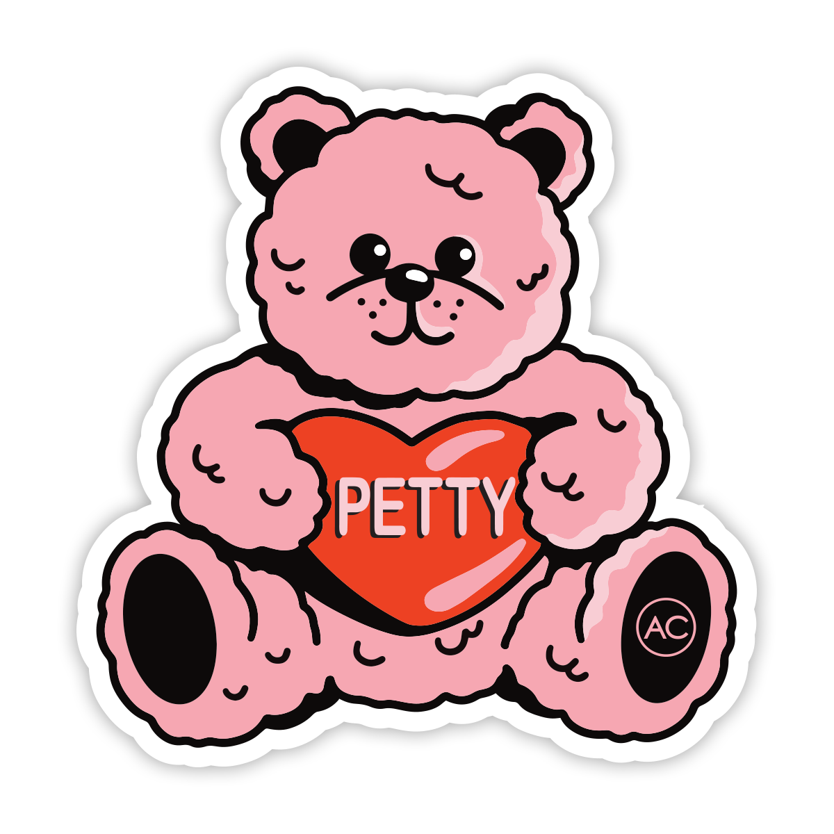 Petty Bear Sticker