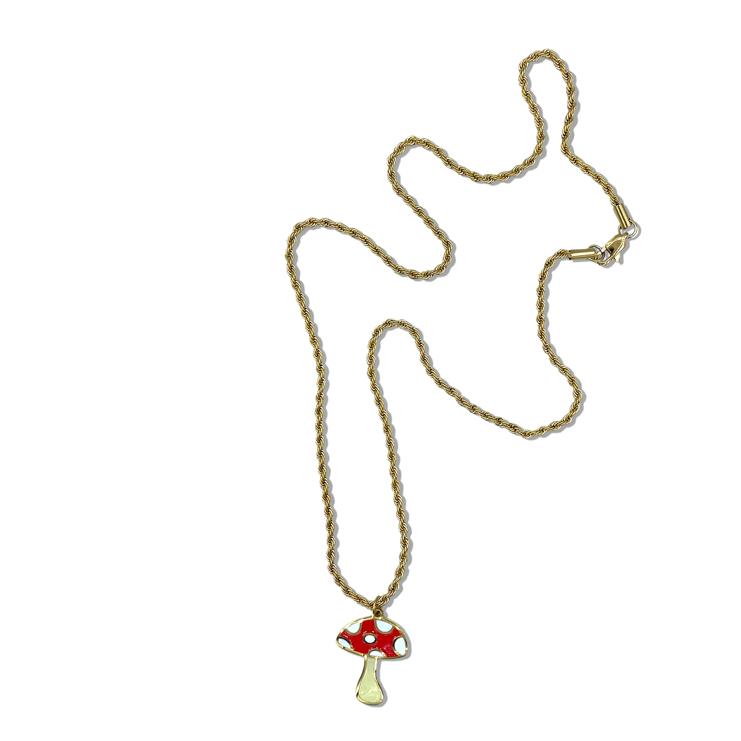 Color Shroom Gold Necklace