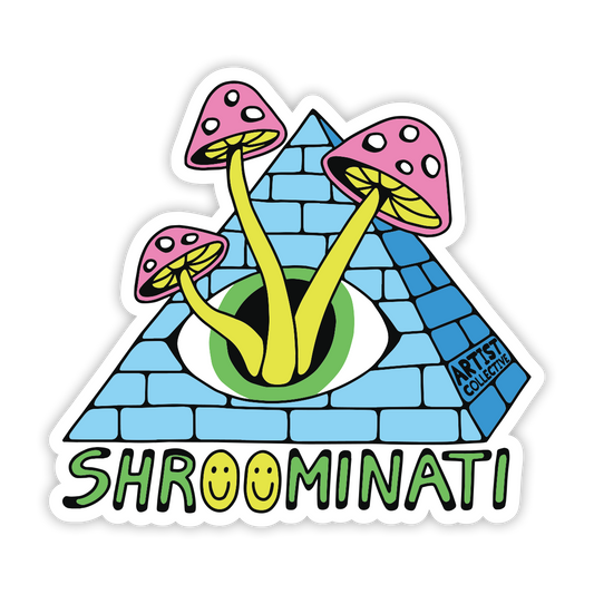 Shroom Pyramid Sticker