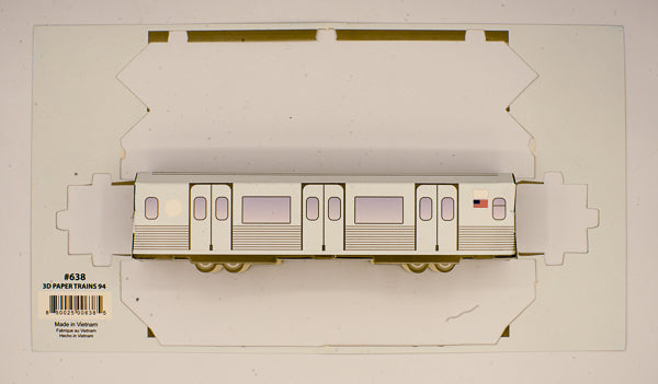 3-D Paper Train