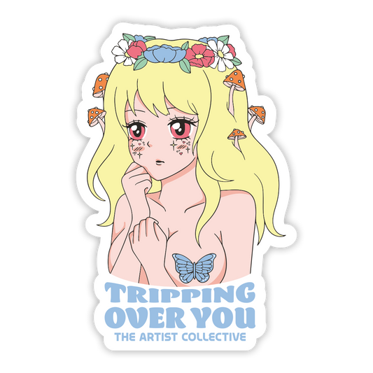 Tripping Over You Sticker