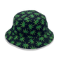 Pot Leaf Smiley Bucket Hat