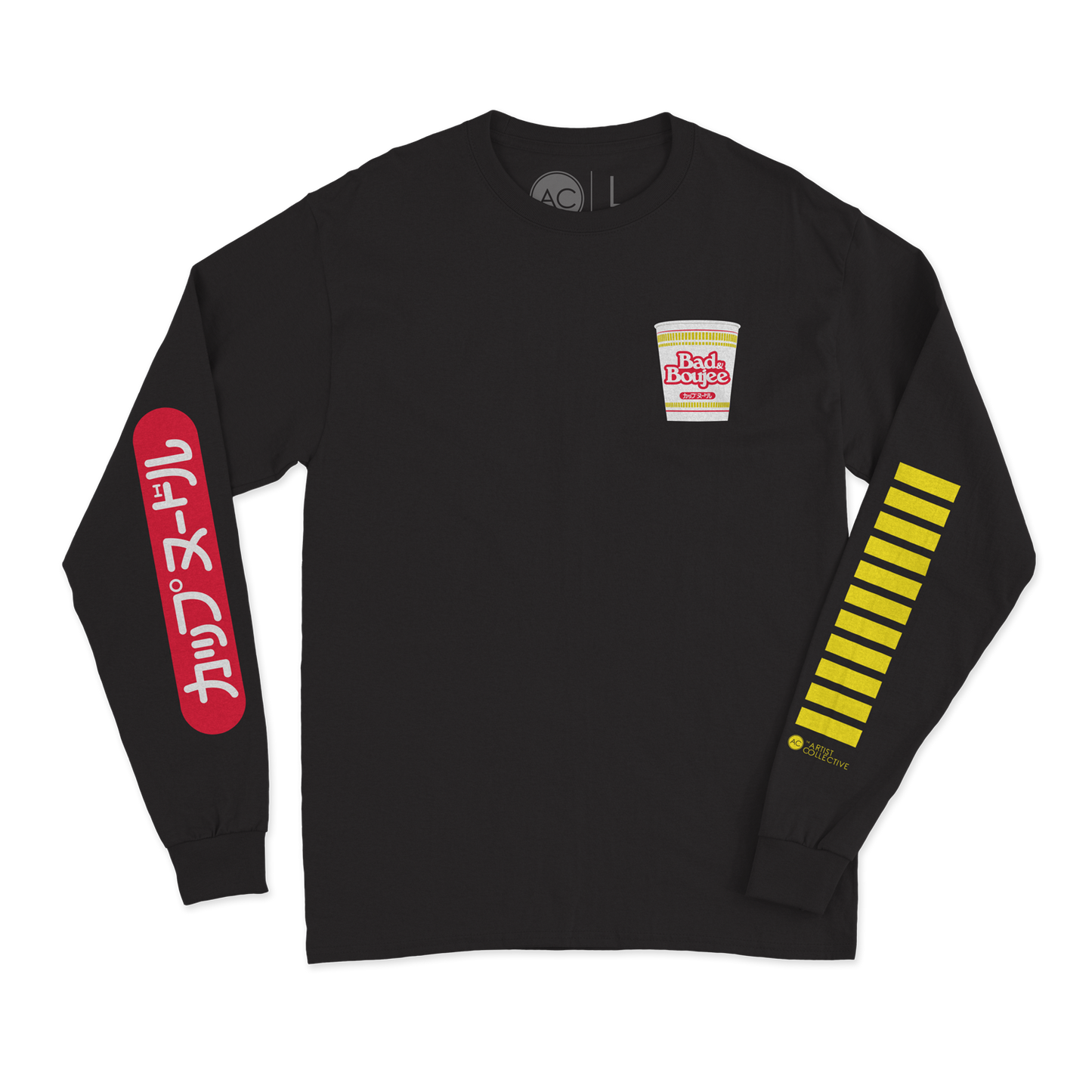 Boujee Cup L/S Shirt - Black