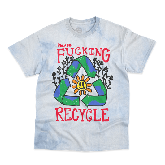 Effing Recycle Tee Shirt - Tie Dye